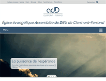 Tablet Screenshot of clermont.addauvergne.com